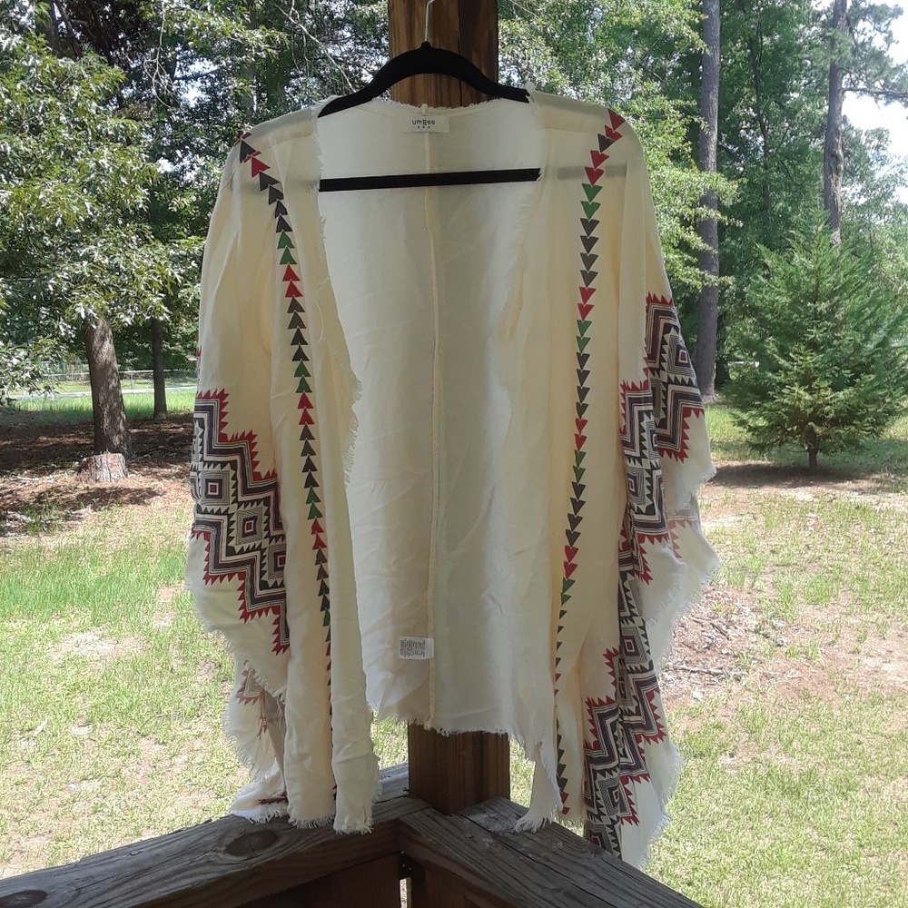 Umgee | cream tribal print cardigan